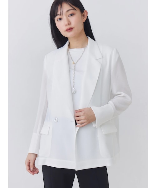 TONAL（トーナル）の「【AIR FLOW】メッシュダブルジャケット 