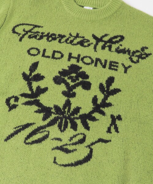THE GOODLAND MARKET（ザグッドランドマーケット）の「old honey　40°C knit（ニット/セーター・レディース・02brown/01green・FREE）」の13枚目の写真