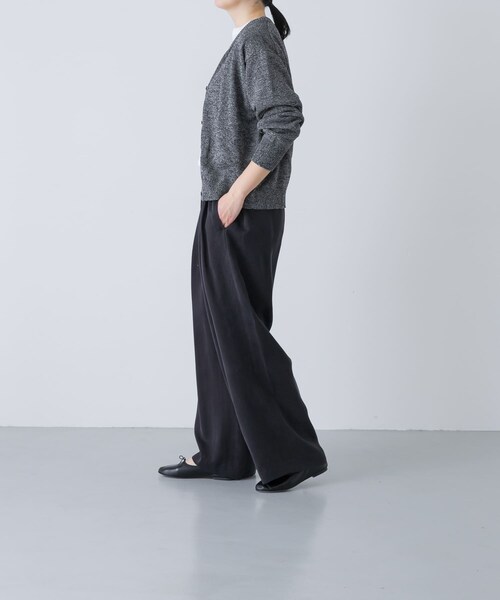 かぐれ（カグレ）の「キュプラストレートパンツ（その他パンツ・レディース・NAVY/BLACK・Free）」の10枚目の写真
