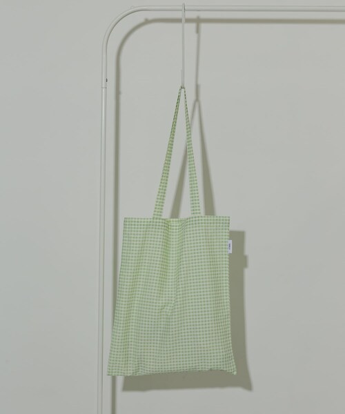 SMELLY（スメリー）の「プリントトートバッグM（トートバッグ・レディース・FLOWER/STRIPE/CHECK/DOT/CHERRY/EMBROIDERY・M）」の6枚目の写真