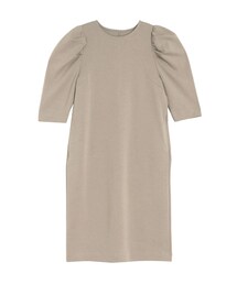 ELENDEEK | PUFF SLEEVE RIB OP(ワンピース)