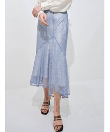 MERCURYDUO | アシメデザインイレヘムマーメイドスカート(スカート)