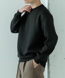 ストレッチダンボール クルーネックプルオーバー