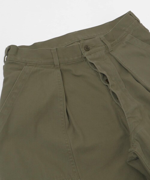 パンツ a.presse USAF Hemmed Bottoms 22ss 1 A.PRESSE / USAF Hemmed Bottoms (Olive) | twelve