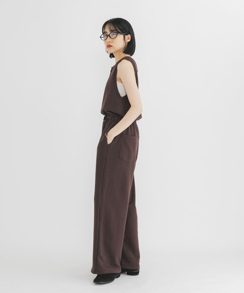 KBF（ケイビーエフ）の「スウェットオールインワン（つなぎ/オールインワン・レディース・TOP GRAY/BROWN・One）」の20枚目の写真