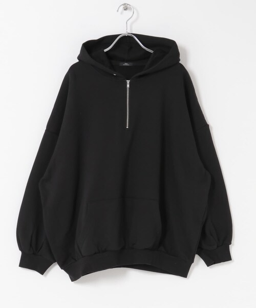 ITEMS URBANRESEARCH（アイテムズ アーバンリサーチ）の「ハイヒートコットンハーフジップスウェット（パーカー・レディース・BEG/GRY/BLK・Free）」の10枚目の写真