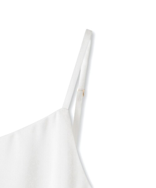 ROPE'（ロペ）の「サテンコンビジャージーキャミソール/イージーケア（キャミソール・レディース・ブラック/オフホワイト・F）」の6枚目の写真