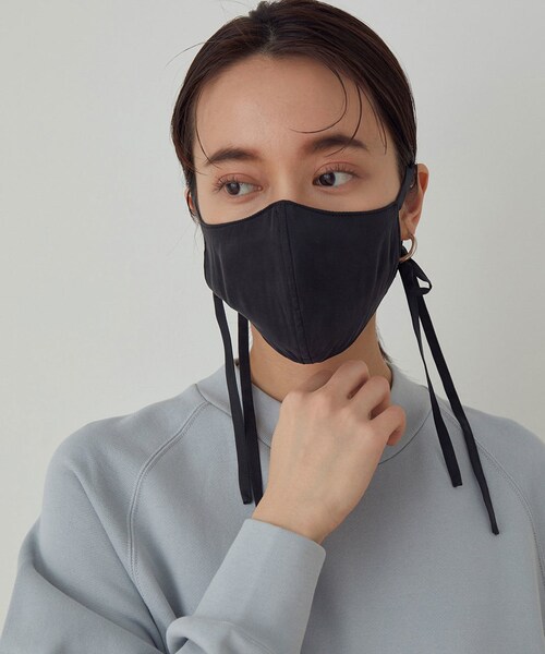 ADAM ET ROPE'（アダムエロペ）の「【WEB限定】シルクフォルムリボンマスク（その他・レディース・ブラック/キャメル/ベージュ/ピンク・F）」の17枚目の写真