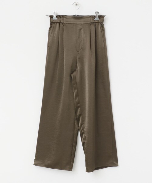 URBAN RESEARCH ROSSO（アーバンリサーチロッソ）の「F by ROSSO　サテンイージーパンツ（その他パンツ・レディース・SAND/K/BROWN・36/38）」の12枚目の写真