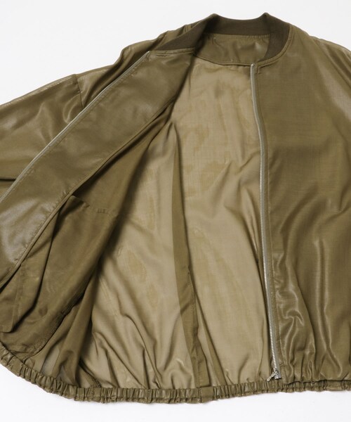 URBAN RESEARCH ROSSO（アーバンリサーチロッソ）の「CHIGNON　シアーチンツブルゾン（ブルゾン・レディース・ECRU/KHAKI・Free）」の14枚目の写真