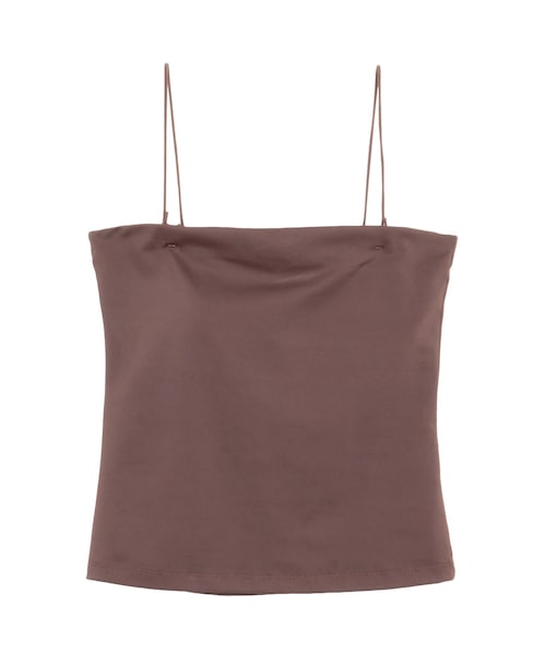 ELENDEEK（エレンディーク）の「BARE PAD CAMI（キャミソール・レディース・オフホワイト/ブラック/ブラウン・F）」の9枚目の写真