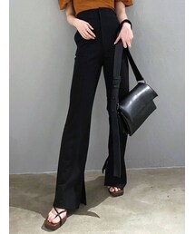 EMODA | マークウエストフレアパンツ(その他パンツ)