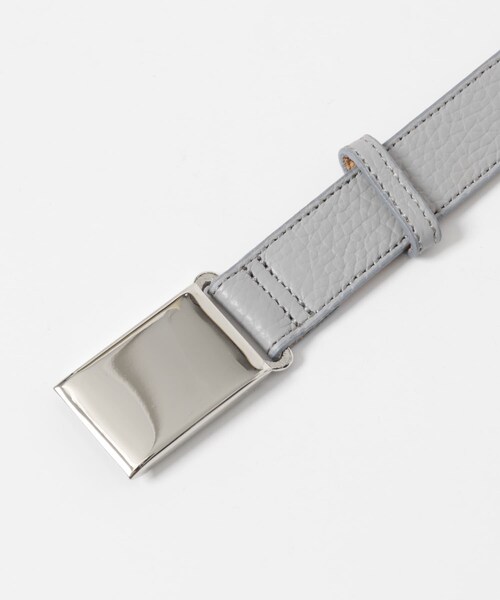 URBAN RESEARCH(アーバンリサーチ)の「Scye BOX BUCKLE BELT(ベルト・メンズ・ライトグレー/クロ・M)」の10枚目の写真