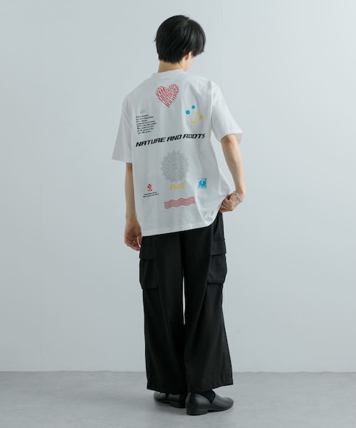 SENSE OF PLACE by URBAN RESEARCH（センスオブプレイスバイアーバンリサーチ）の「ロゴグラフィックTシャツ(5分袖) A（Tシャツ/カットソー・メンズ・WHITE/BLACK/ROYAL BLUE・M/L）」の16枚目の写真