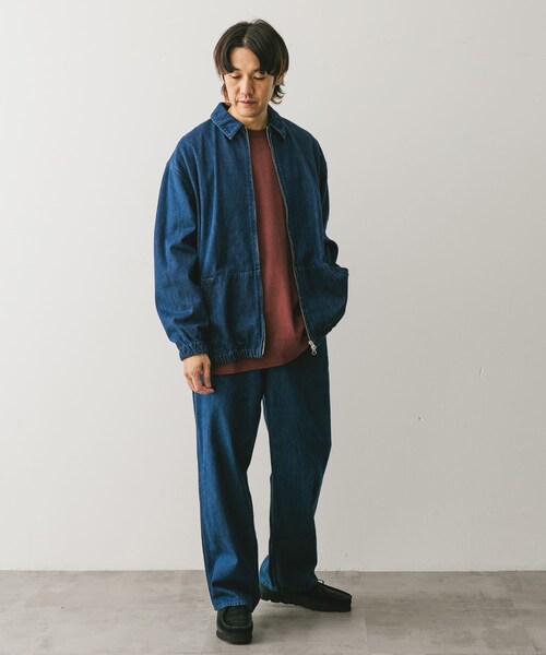 URBAN RESEARCH DOORS(アーバンリサーチドアーズ)の「Denim Zip Blouson(デニムジャケット・メンズ・INDIGO/ONE WASH・M/L/XL)」の10枚目の写真