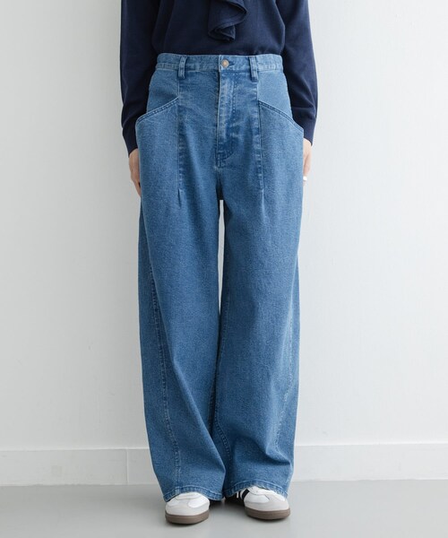 URBAN RESEARCH Sonny Label（アーバンリサーチサニーレーベル）の「カーブポケットデニムパンツ（デニムパンツ・レディース・ブラウン/インディゴ・36/38）」の22枚目の写真