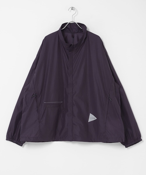 EKAL（エカル）の「and wander　OVERSIZED RIP JACKET（テーラードジャケット・メンズ・BLACK/PURPLE・M/L）」の2枚目の写真