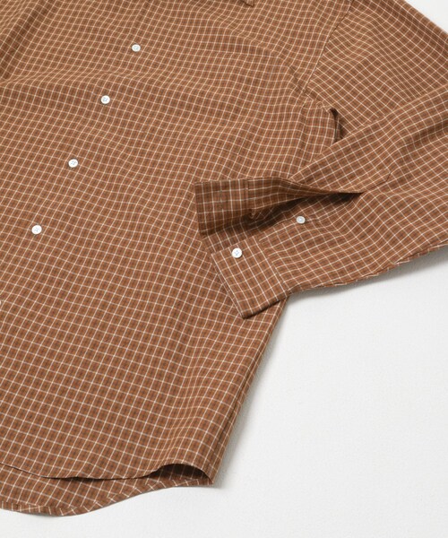 URBAN RESEARCH(アーバンリサーチ)の「FUJI COTTON CHECK SHIRTS(シャツ/ブラウス・メンズ・GRAY/BROWN・4/5)」の12枚目の写真