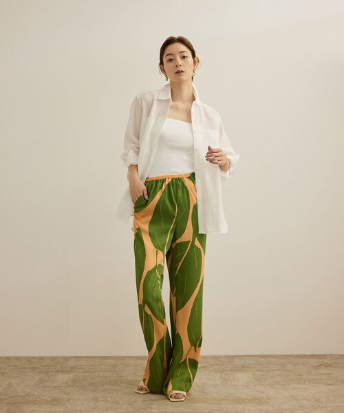 ROPE'（ロペ）の「カップ付きオーガニックコットンキャミソール/洗える（キャミソール・レディース・ブラック/ホワイト・F）」の8枚目の写真