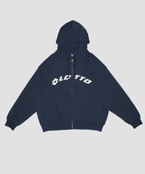 URBAN RESEARCH（アーバンリサーチ）の「LOTTO　ARCH LOGO ZIP HOODIE（スウェット・メンズ・GRAY/NAVY/BLACK・M/L/XL/XXL）」の3枚目の写真