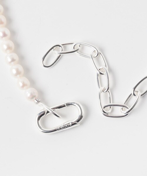 URBAN RESEARCH ROSSO（アーバンリサーチロッソ）の「in mood　CLIP PEARL NECKLACE（ネックレス・レディース・SV・-）」の5枚目の写真