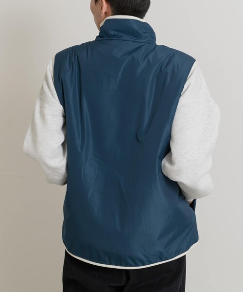 THE GOODLAND MARKET（ザグッドランドマーケット）の「AIGLE　シェルパフリース リバーシブルベスト T-KIT（ベスト・メンズ・DOVE/KRAFT/NOIR・M/L/XL）」の19枚目の写真