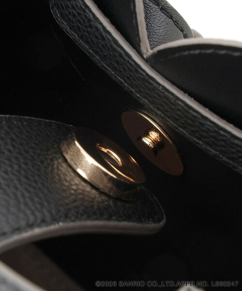 VIS（ビス）の「【HELLO KITTY×VIS】ダブルフェイスハートカットミニショルダーバッグ（ショルダーバッグ・レディース・ブラック/オフホワイト・F）」の20枚目の写真