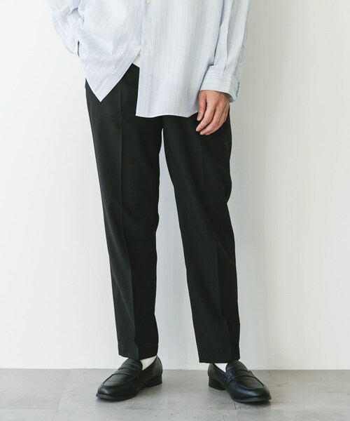 URBAN RESEARCH DOORS（アーバンリサーチドアーズ）の「『UR TECH DRYLUXE』『イージーケア/速乾/UVカット』テーパードパンツ（その他パンツ・メンズ・NAVY/CHALK/BLUE GREEN/BLACK・S/M/L/XL）」の22枚目の写真