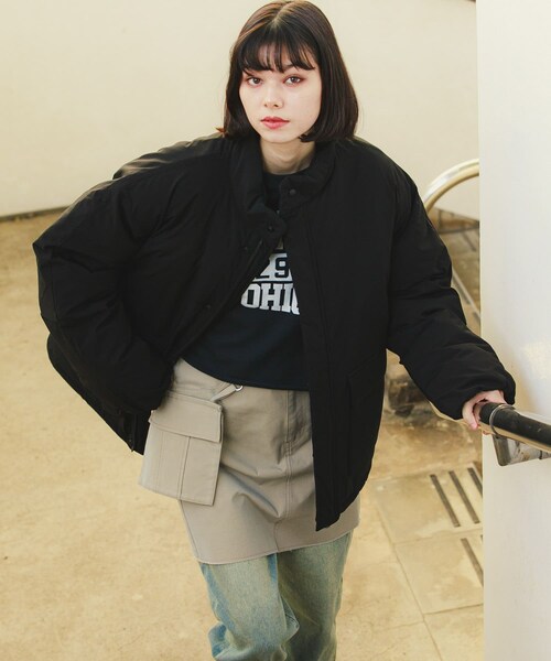 SENSE OF PLACE by URBAN RESEARCH(センスオブプレイスバイアーバンリサーチ)の「バルーンパデッドブルゾン(テーラードジャケット・メンズ・BLACK/NAVY/YELLOW・M/L)」の21枚目の写真