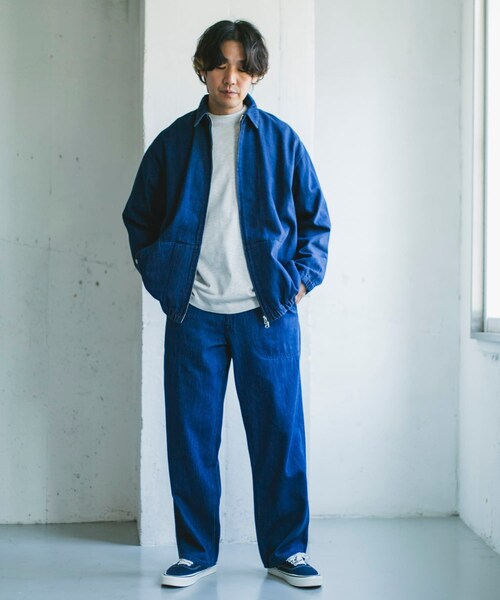 URBAN RESEARCH DOORS(アーバンリサーチドアーズ)の「Denim Zip Blouson(デニムジャケット・メンズ・INDIGO/ONE WASH・M/L/XL)」の9枚目の写真