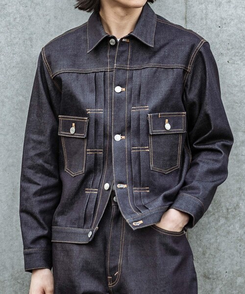 URBAN RESEARCH（アーバンリサーチ）の「SHIOTA　スーピマDENIM JACKET#BEN（デニムジャケット・メンズ・INDIGO・S/M/L/XL）」の20枚目の写真
