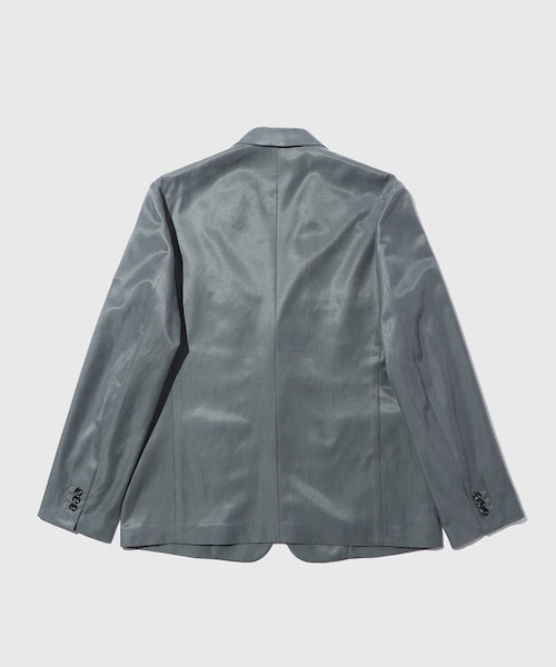 ADAM ET ROPE'（アダムエロペ）の「キュプラコットン　シングルジャケット（テーラードジャケット・メンズ・ブラック/チャコール・L/M）」の16枚目の写真