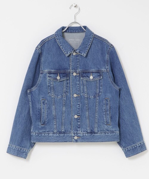 URBAN RESEARCH Sonny Label（アーバンリサーチサニーレーベル）の「オーセンティックデニムショートジャケット（デニムジャケット・レディース・インディゴ/ライトインディゴ・Free）」の20枚目の写真