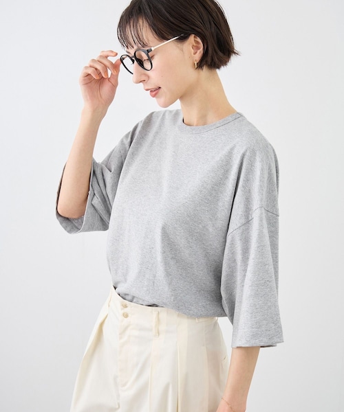 ROPE' PICNIC（ロペピクニック）の「【一部店舗限定】【Hanes × DODO JEAN】ビッグTシャツby THE DODO JEAN（Tシャツ/カットソー・レディース・ブラック/チャコール/ホワイト・F）」の4枚目の写真