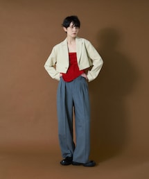 THE GOODLAND MARKET | cwtch　2TUCK WOOL SLACKS(その他パンツ)