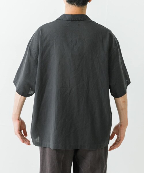 URBAN RESEARCH(アーバンリサーチ)の「『UR TECH DRYLUXE』高機能リネンシャツジャケット(シャツ/ブラウス・メンズ・FADE BLACK/BEIGE/BURGUNDY・M/L)」の21枚目の写真