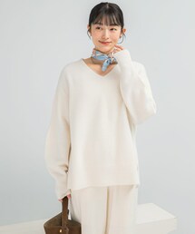 URBAN RESEARCH ROSSO | ウールカシミヤVネックニットプルオーバー(ニット/セーター)