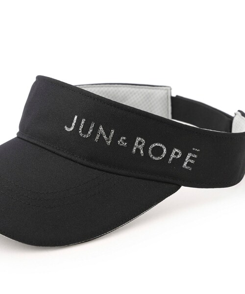 ROPE'（ロペ）の「グリッターバイザー（サンバイザー・レディース・ブラック/ホワイト/ネイビー・F）」の9枚目の写真