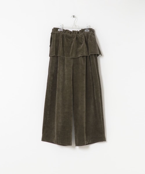 LAATO（ラート）の「wrinkle velor wide pants（その他パンツ・レディース・クリーム/キャラメル/シャドウ・FREE）」の3枚目の写真