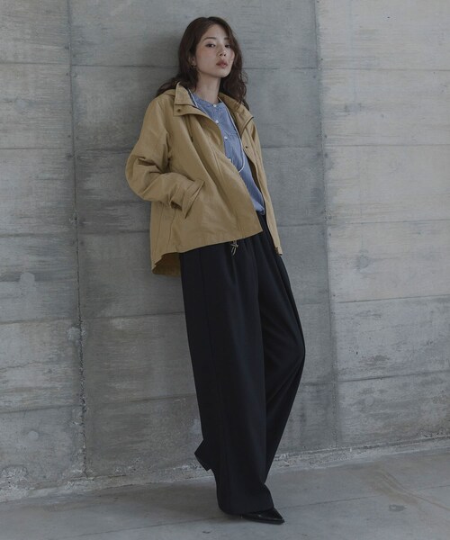 URBAN RESEARCH Sonny Label（アーバンリサーチサニーレーベル）の「多機能マウンテンパーカー（テーラードジャケット・レディース・オフ/ネイビー/ベージュ・Free）」の20枚目の写真