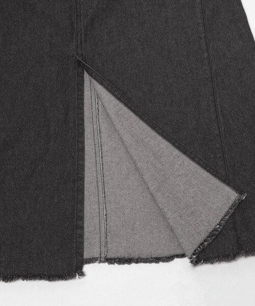 ITEMS URBANRESEARCH（アイテムズ アーバンリサーチ）の「デニムロングスカート（デニムスカート・レディース・BLU/BLK・S/M）」の17枚目の写真