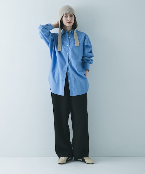 URBAN RESEARCH（アーバンリサーチ）の「コットンカシミヤルーズニットパンツ（その他パンツ・レディース・OFF WHITE/BLACK・36/38）」の20枚目の写真