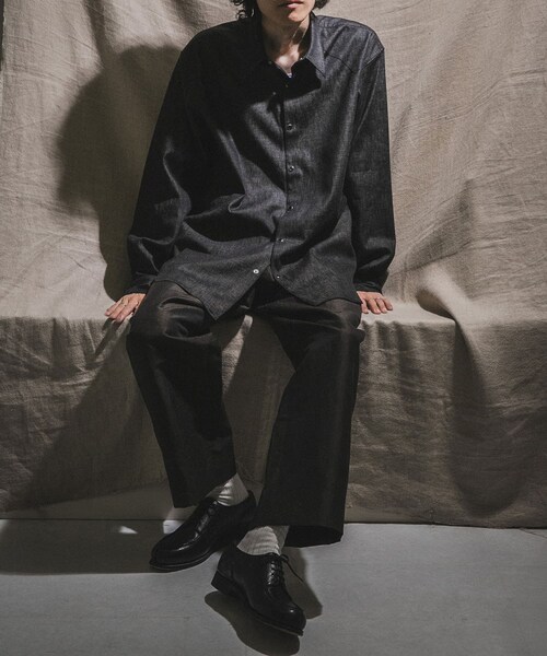 URBAN RESEARCH(アーバンリサーチ)の「『別注』semoh×URBAN RESEARCH Eastern Western shirts(シャツ/ブラウス・メンズ・BLACK・2/3)」の10枚目の写真