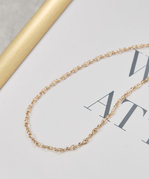 VIS（ビス）の「デザインチェーンネックレス（ネックレス・レディース・ゴールド/シルバー・F）」の2枚目の写真