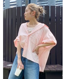 Ungrid | ビッグハーフスリーブシャツ(シャツ/ブラウス)