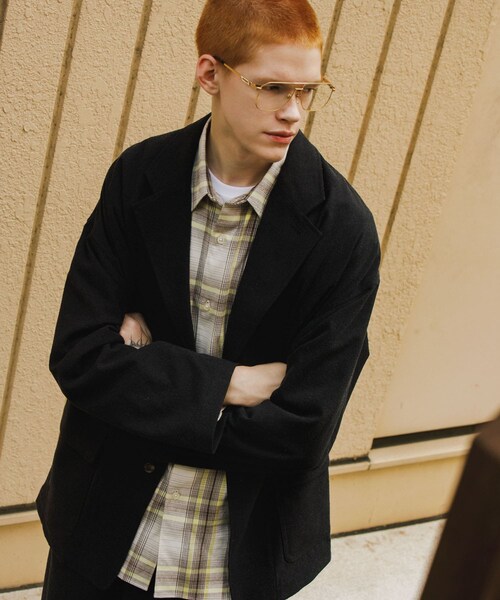 URBAN RESEARCH（アーバンリサーチ）の「Cale　シルクウールニドムジャケット（テーラードジャケット・メンズ・Black・3/4）」の14枚目の写真