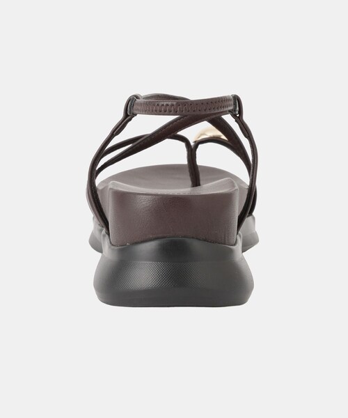 ROPE' PICNIC(ロペピクニック)の「サムリングナローストラップサンダル(サンダル・レディース・ブラック/ブラウン・L/M)」の13枚目の写真