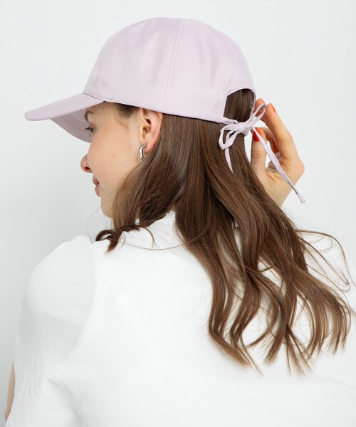 URBAN RESEARCH Sonny Label（アーバンリサーチサニーレーベル）の「UVCUTバックリボンキャップ（キャップ・レディース・ライトベージュ/ブラック/ピンク・one）」の16枚目の写真