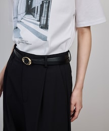 ROPE' | アシンメトリーフォルムバックルレザーベルト(ベルト)