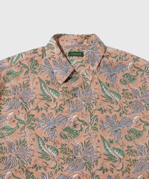 ADAM ET ROPE'(アダムエロペ)の「INDIAN FABRIC PATTERN S/S SHIRTS(シャツ/ブラウス・メンズ・ブラウン/ダークグリーン・L/M/S)」の8枚目の写真